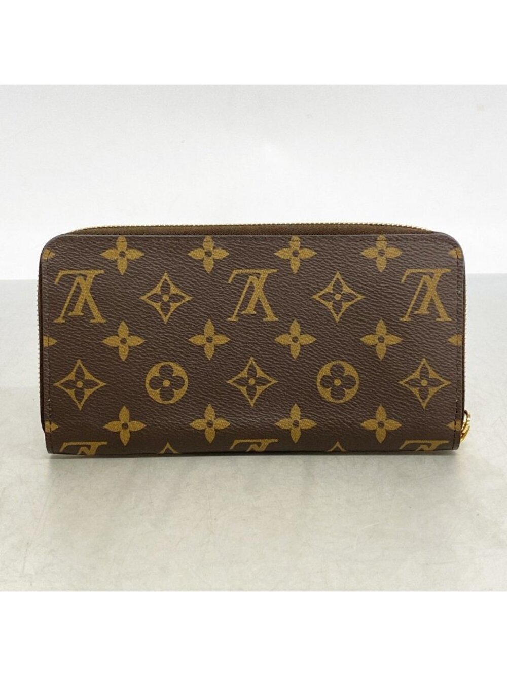 ★SOLD★ Louis Vuitton Wallet Monogram Dog Motif Zippy Brown Rose Velours - Picture 6 of 6